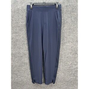 Athleta Brooklyn Mid Rise Ankle Pant Womens 4 Navy Lightweight Stretch Pull On